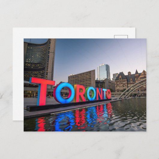 Carte postale de Toronto Canada (Devant / Derrière)
