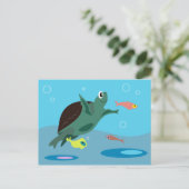 Carte postale de tortue (Debout devant)