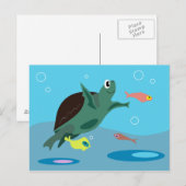 Carte postale de tortue (Devant / Derrière)