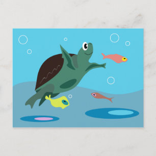 Carte postale de tortue