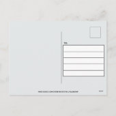 Carte postale de tortue (Dos)