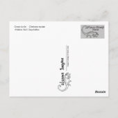 carte postale de tortue verte - 01 (Dos)