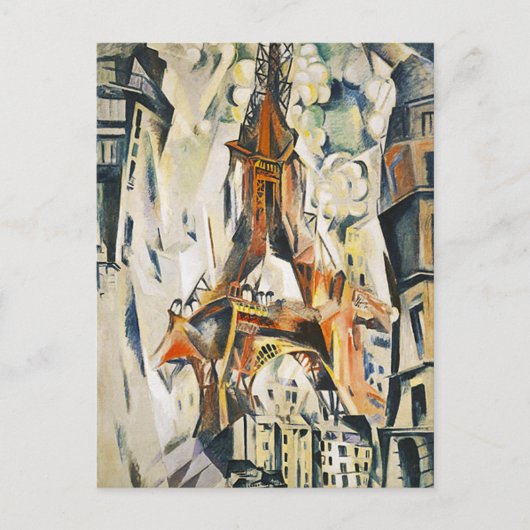 Carte postale de Tour Eiffel de Robert Delaunay (Devant)