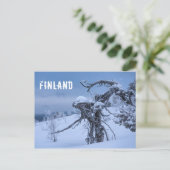 Carte postale de touriste de la Finlande (Debout devant)