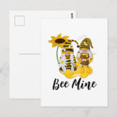 Carte postale de tournesol personnalisée (Devant / Derrière)