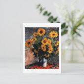 Carte postale de tournesols (Debout devant)