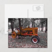 Carte postale de tracteur antique par Vibeli (Devant / Derrière)