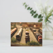 Carte postale de train de jouet (Debout devant)