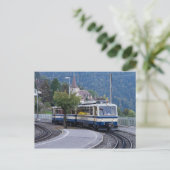 Carte postale de train suisse (Debout devant)