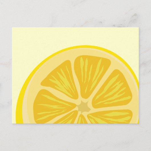 Carte postale de tranche de citron (Devant)