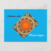 Carte postale de transition automne-hiver (Devant)