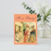 Carte postale de transport du 18e siècle de style  (Debout devant)