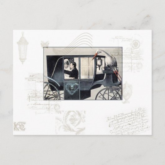 Carte postale de transport Mariage (Devant)