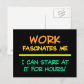 Carte postale de travail (Devant / Derrière)
