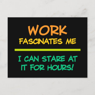 Carte postale de travail