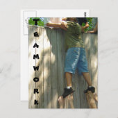 Carte postale de travail d'équipe (Devant / Derrière)