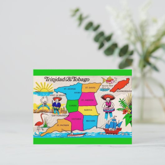 Carte postale de Trinité-et-Tobago (Debout devant)