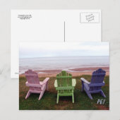 Carte postale de trois chaises (Devant / Derrière)