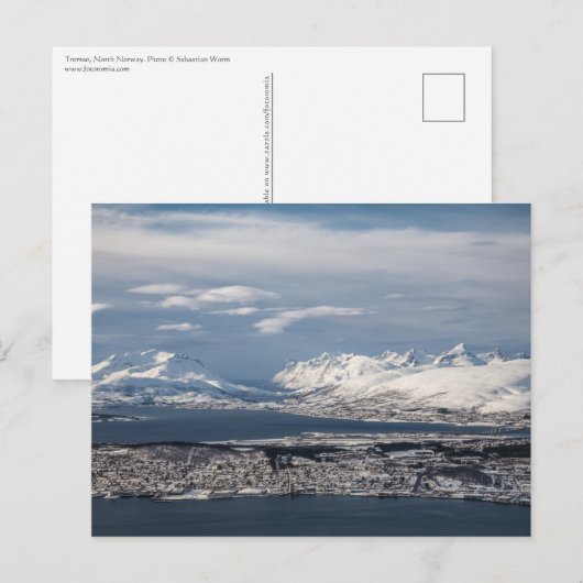 Carte postale de Tromsø Norvège (Devant / Derrière)