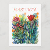 Carte postale de tulipe rouge (Devant)