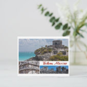 Carte postale de Tulum, Mexique (Debout devant)