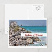 Carte postale de Tulum, Mexique (Devant / Derrière)