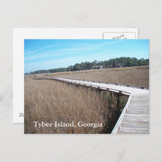 Carte postale de Tybee Island Georgia GA (Devant / Derrière)