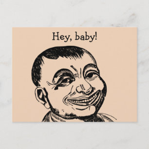 Carte postale de type bizarre