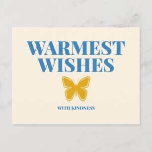 Carte postale de typographie avec Meilleurs Vœux d