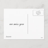 carte postale de vacances (Dos)