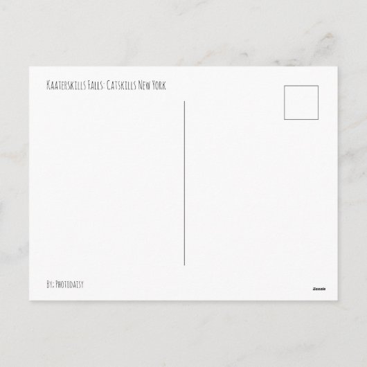 Carte postale de vacances (Dos)