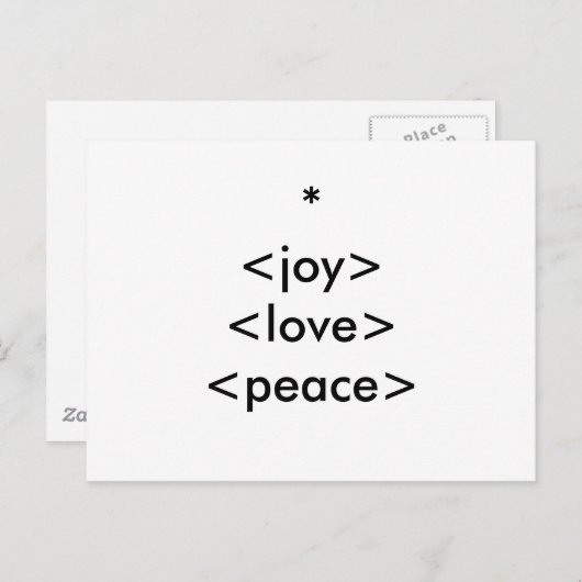 Carte postale de vacances (Devant / Derrière)