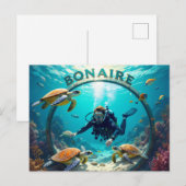 carte postale de vacances à bonaire (Devant / Derrière)