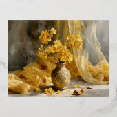 Carte postale de vacances avec nature morte de fle (Recto)