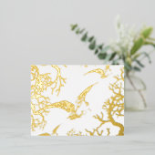 Carte postale de vacances Beccaccia Oro Foil (Debout devant)