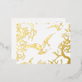 Carte postale de vacances Beccaccia Oro Foil (Recto/Verso)