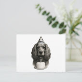Carte postale de vacances Cocker Spaniel (Debout devant)