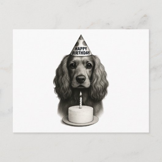 Carte postale de vacances Cocker Spaniel (Devant)