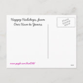 Carte postale de vacances d'apiculteur (Dos)