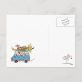 CARTE POSTALE de vacances de Hugger d'arbre de (Dos)