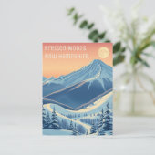 Carte postale de vacances de ski à Bretton Woods, (Debout devant)