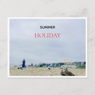 carte postale de vacances d'ÉTÉ à la plage