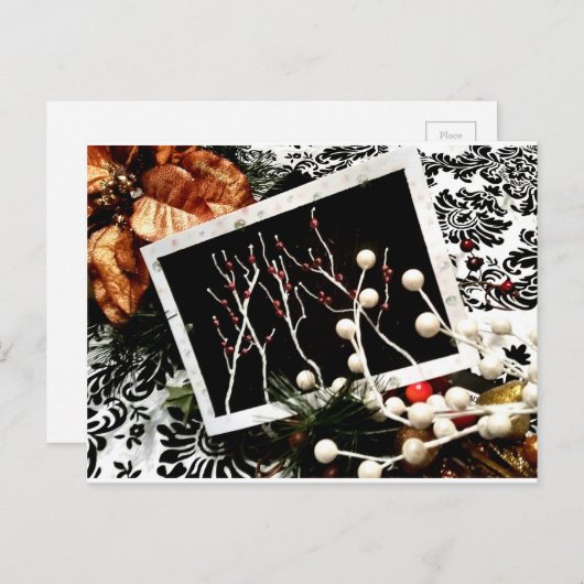 Carte postale de vacances d'hiver (Devant / Derrière)