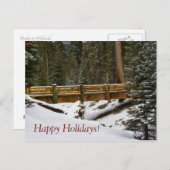 Carte postale de vacances du pont Wuksachi (Devant / Derrière)