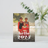 Carte postale de vacances EDITABLE COULEUR Bonne A (Debout devant)