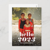 Carte postale de vacances EDITABLE COULEUR Bonne A (Devant / Derrière)