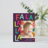 Carte postale de vacances EDITABLE COULEUR Chanson (Debout devant)