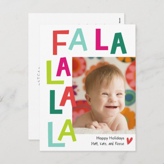 Carte postale de vacances EDITABLE COULEUR de chan (Devant / Derrière)