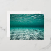 Carte postale de vacances en aluminium (Recto/Verso)