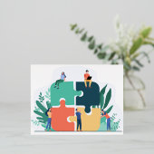 Carte postale de vacances en aluminium (Debout devant)